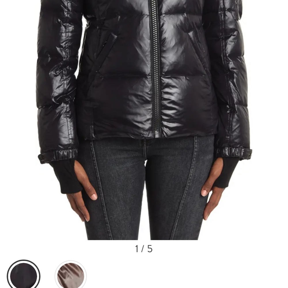 S13 puffer coat with faux fur - Picture 2 of 3